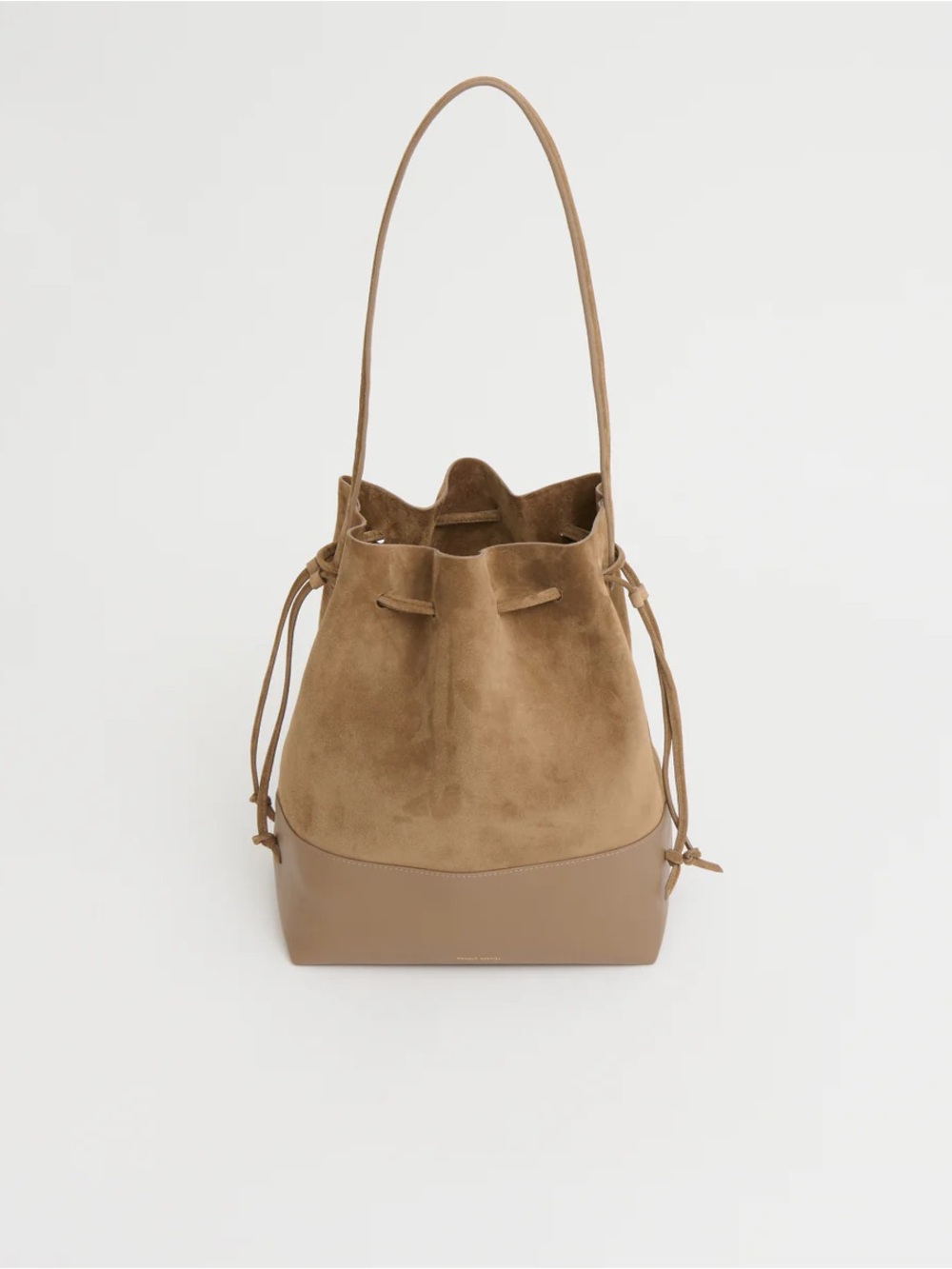 NWT - Mansur Gavriel DRAWSTRING CABAS - Anise Suede/Anise - Picture 3 of 11